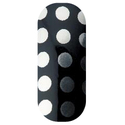 Polka Dots Black Silver